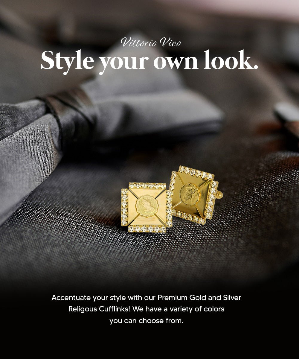 Religious Themed Cufflinks by Vittorio Vico (CL30XX) (CL - 3115) for Independent Retail Stores by Dubal Brothers