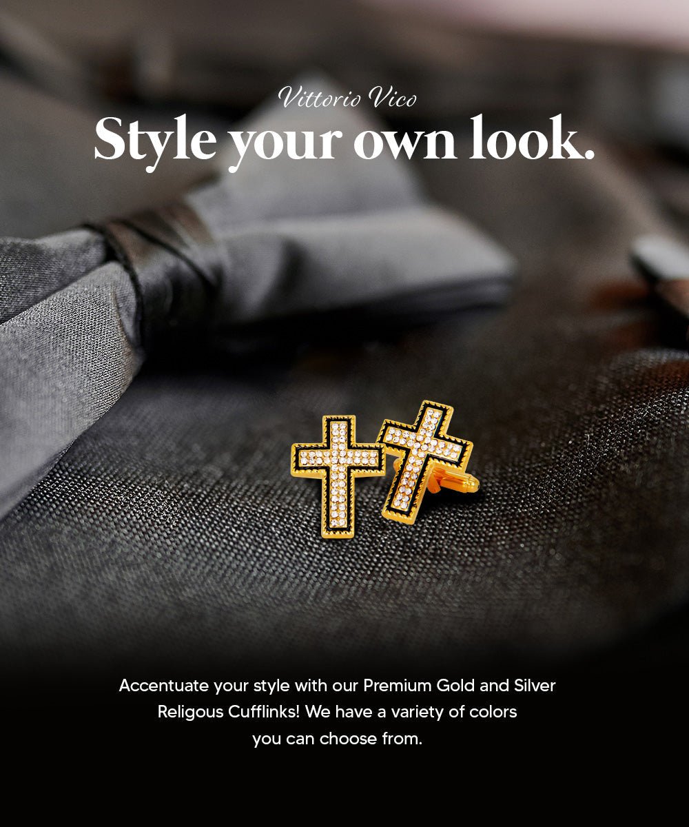 Religious Themed Cufflinks by Vittorio Vico (CL30XX) (CL - 3122) for Independent Retail Stores by Dubal Brothers