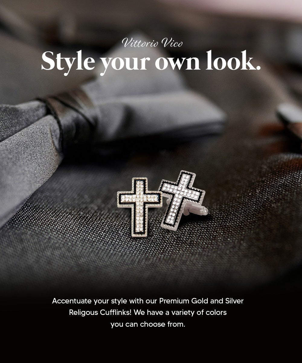 Religious Themed Cufflinks by Vittorio Vico (CL30XX) (CL - 3123) for Independent Retail Stores by Dubal Brothers