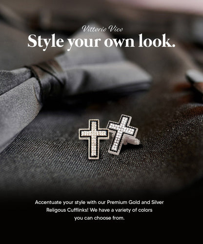 Religious Themed Cufflinks by Vittorio Vico (CL30XX) (CL - 3123) for Independent Retail Stores by Dubal Brothers