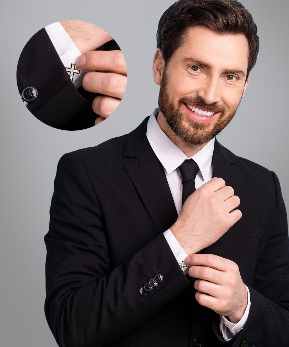Religious Themed Cufflinks by Vittorio Vico (CL30XX) (CL - 3123) for Independent Retail Stores by Dubal Brothers