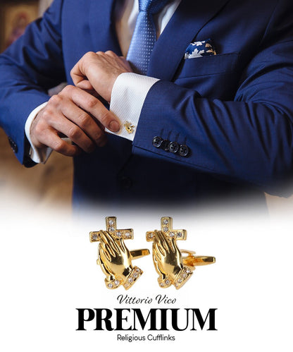 Religious Themed Cufflinks by Vittorio Vico (CL30XX) (CL - 3242) for Independent Retail Stores by Dubal Brothers