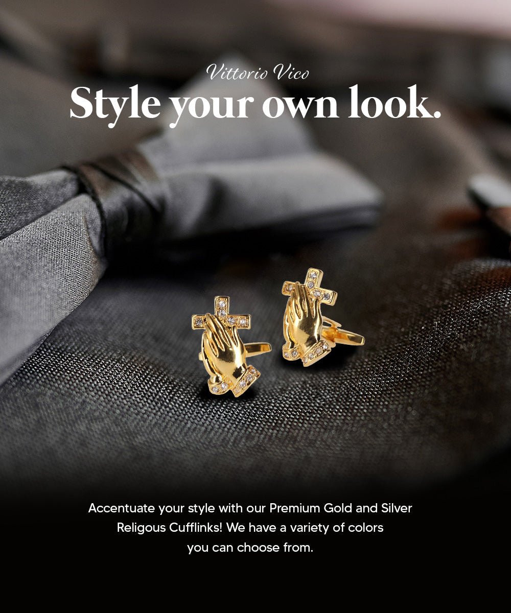 Religious Themed Cufflinks by Vittorio Vico (CL30XX) (CL - 3242) for Independent Retail Stores by Dubal Brothers