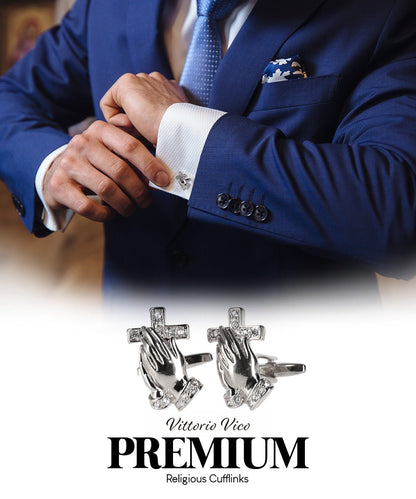 Religious Themed Cufflinks by Vittorio Vico (CL30XX) (CL - 3243) for Independent Retail Stores by Dubal Brothers