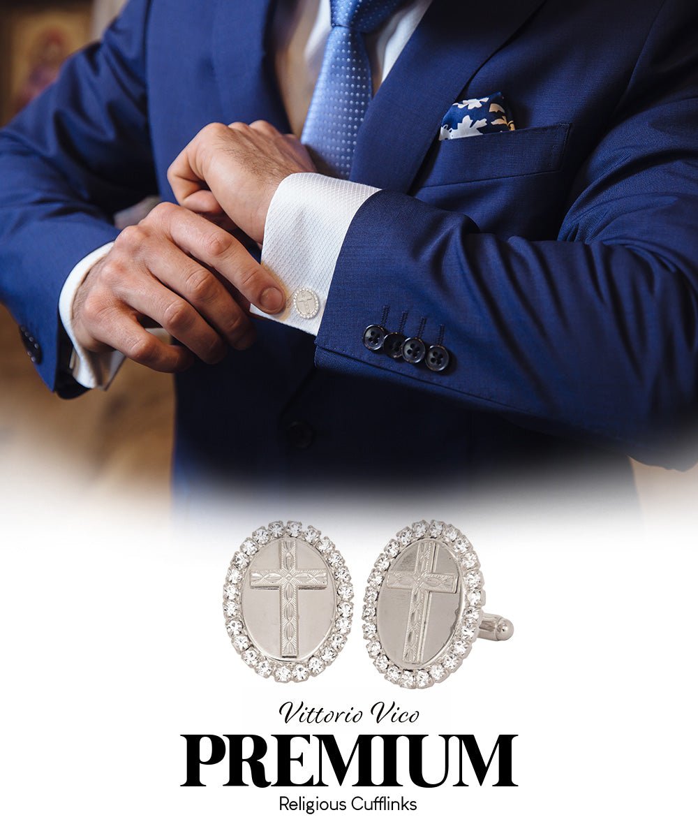 Religious Themed Cufflinks by Vittorio Vico (CL30XX) (CL - 3321) for Independent Retail Stores by Dubal Brothers