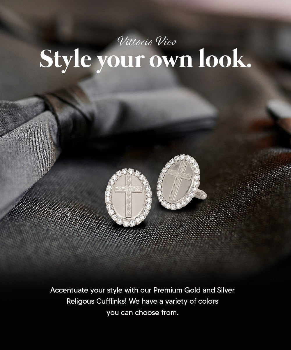 Religious Themed Cufflinks by Vittorio Vico (CL30XX) (CL - 3321) for Independent Retail Stores by Dubal Brothers