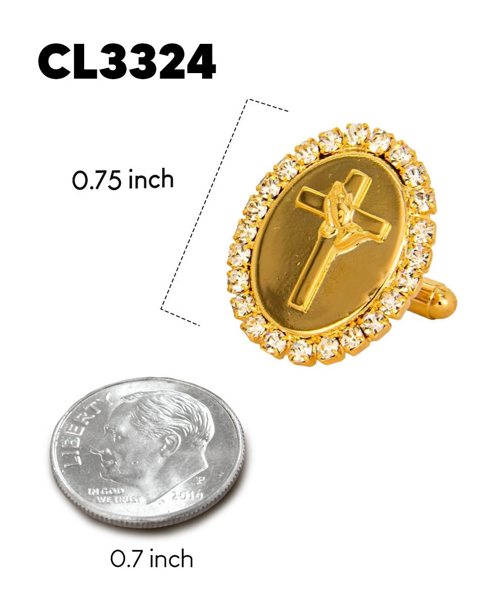 Religious Themed Cufflinks by Vittorio Vico (CL30XX) (CL - 3324) for Independent Retail Stores by Dubal Brothers