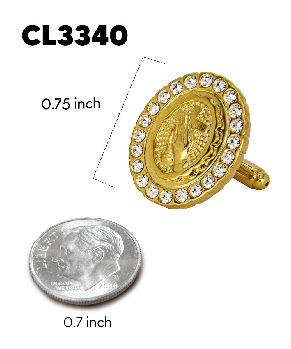Religious Themed Cufflinks by Vittorio Vico (CL30XX) (CL - 3340) for Independent Retail Stores by Dubal Brothers