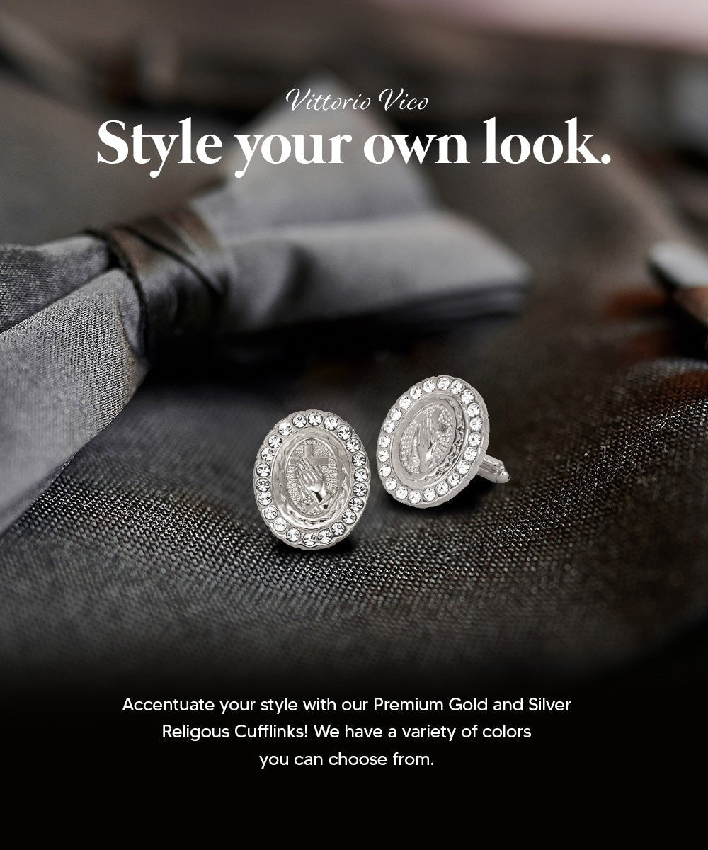 Religious Themed Cufflinks by Vittorio Vico (CL30XX) (CL - 3341) for Independent Retail Stores by Dubal Brothers