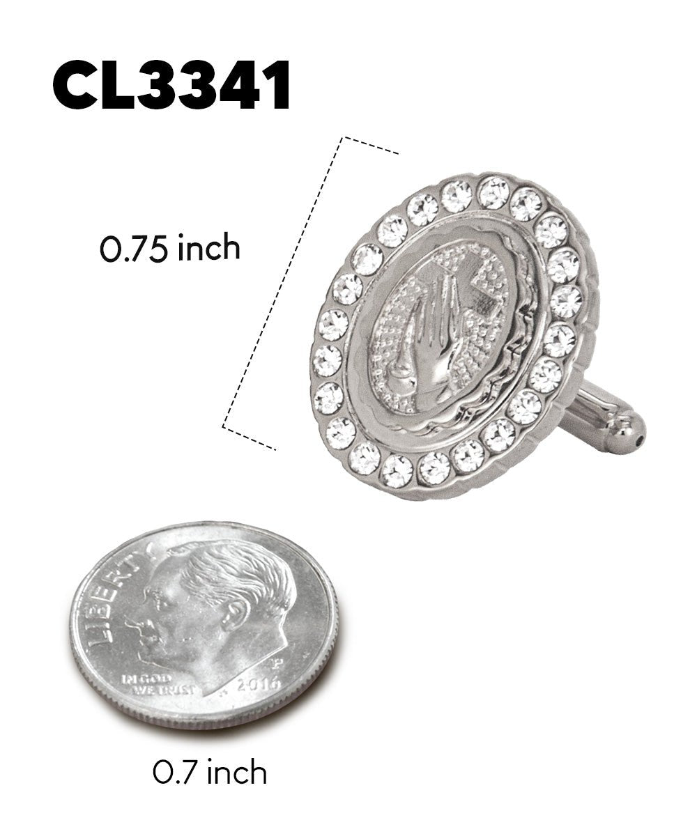 Religious Themed Cufflinks by Vittorio Vico (CL30XX) (CL - 3341) for Independent Retail Stores by Dubal Brothers