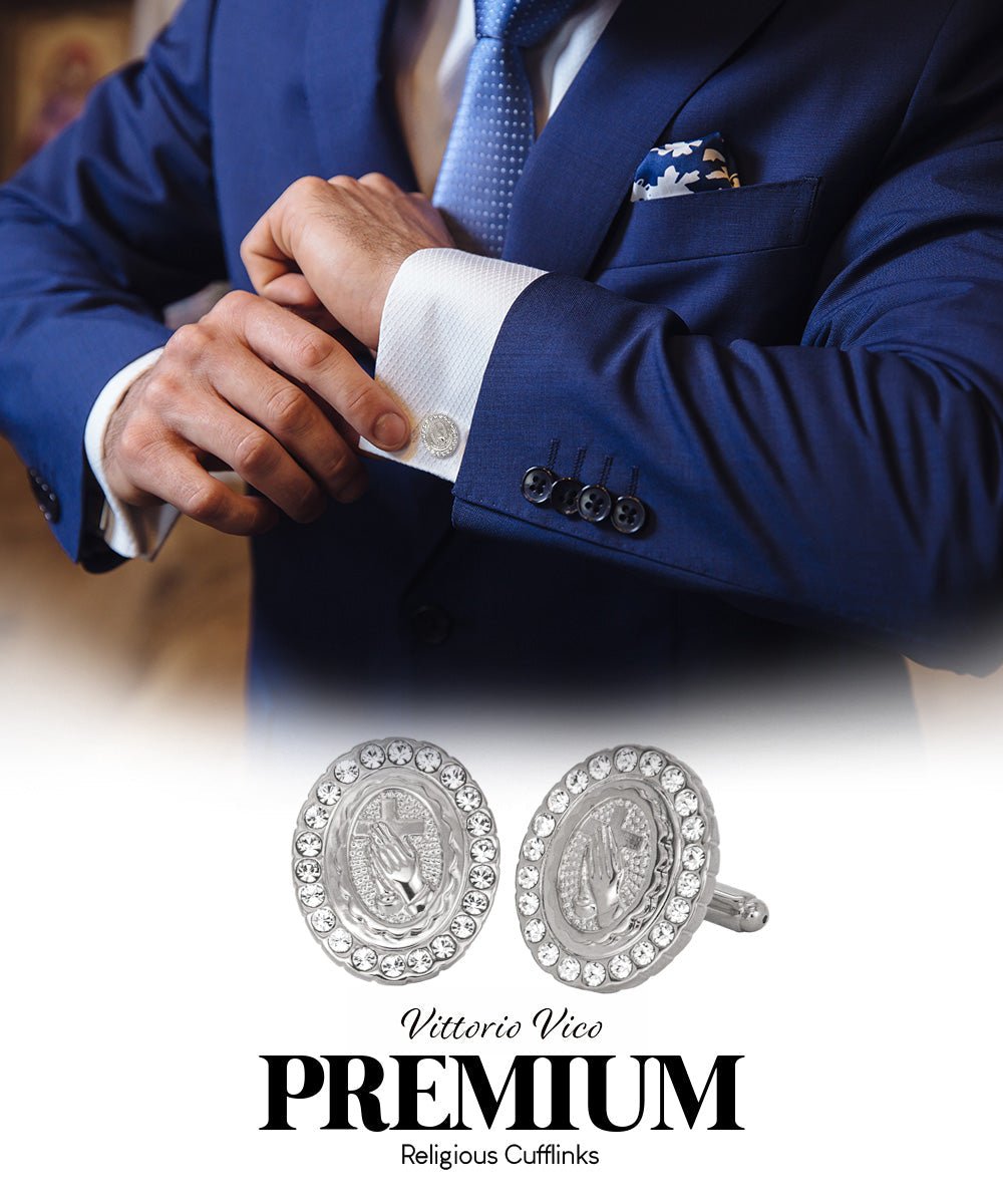Religious Themed Cufflinks by Vittorio Vico (CL30XX) (CL - 3341) for Independent Retail Stores by Dubal Brothers