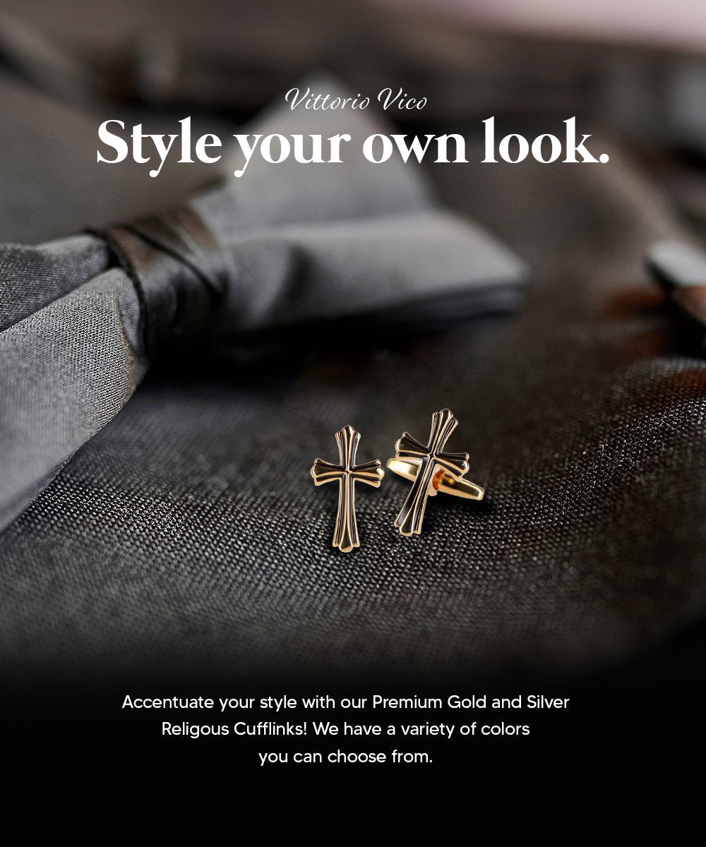 Religious Themed Cufflinks by Vittorio Vico (CL30XX) (CL - 3502) for Independent Retail Stores by Dubal Brothers