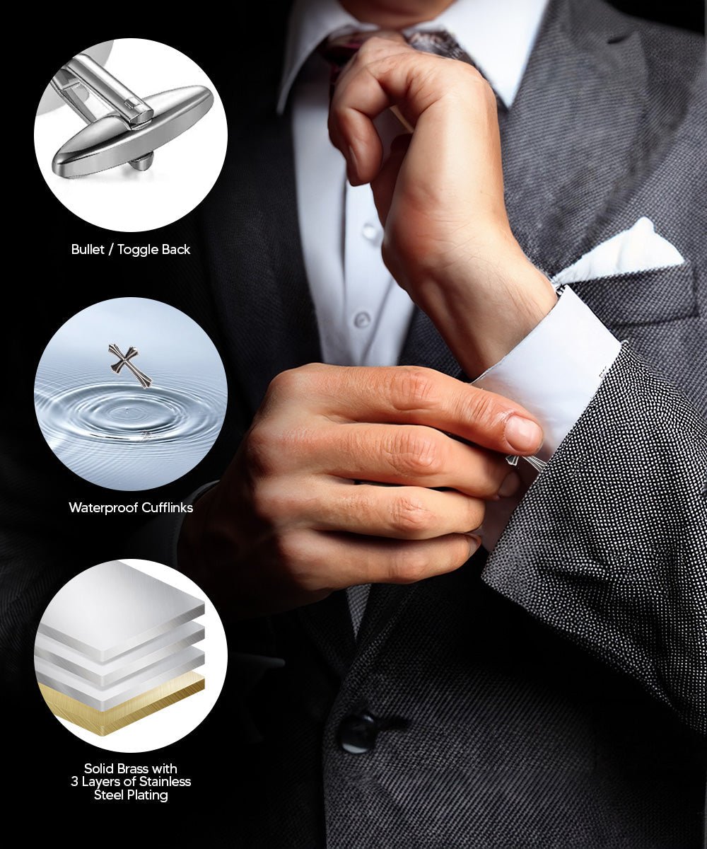 Religious Themed Cufflinks by Vittorio Vico (CL30XX) (CL - 3503) for Independent Retail Stores by Dubal Brothers