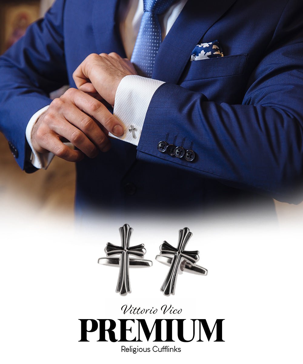 Religious Themed Cufflinks by Vittorio Vico (CL30XX) (CL - 3503) for Independent Retail Stores by Dubal Brothers