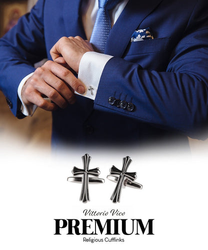 Religious Themed Cufflinks by Vittorio Vico (CL30XX) (CL - 3503) for Independent Retail Stores by Dubal Brothers