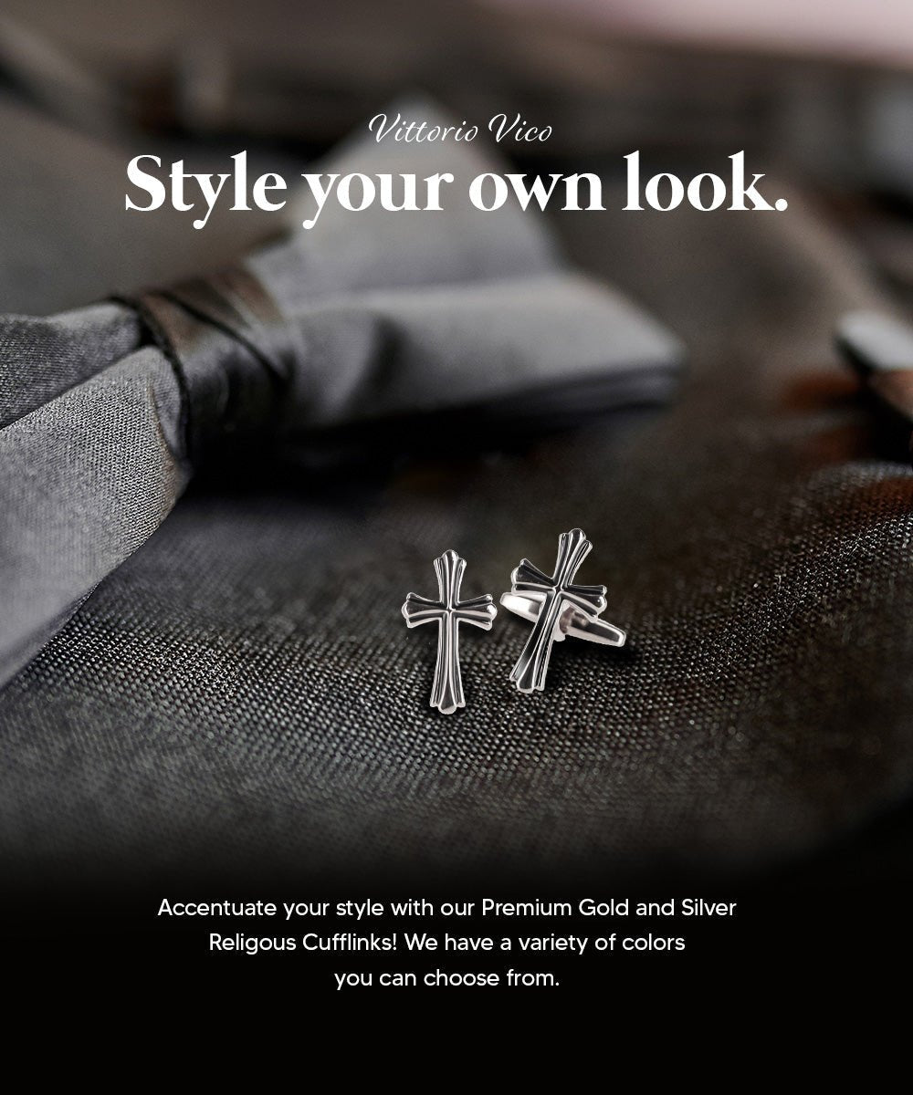 Religious Themed Cufflinks by Vittorio Vico (CL30XX) (CL - 3503) for Independent Retail Stores by Dubal Brothers
