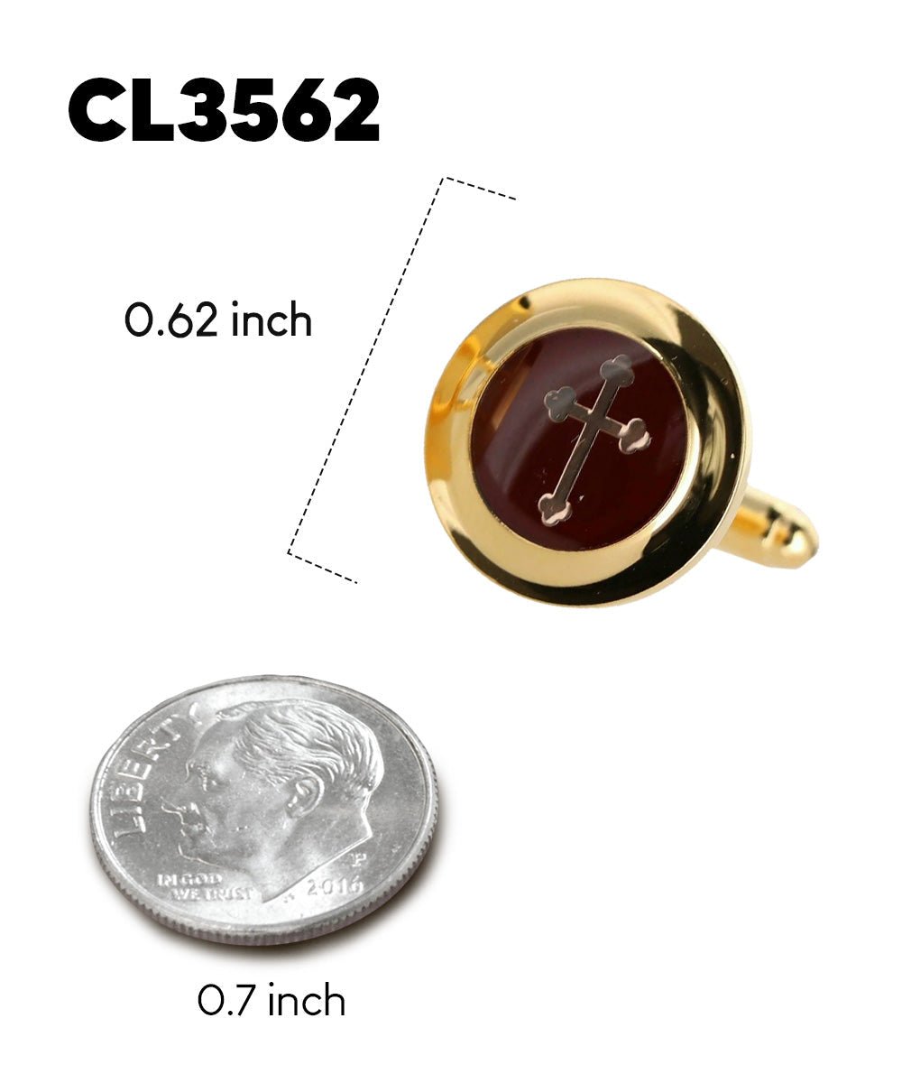 Religious Themed Cufflinks by Vittorio Vico (CL30XX) (CL - 3562) for Independent Retail Stores by Dubal Brothers
