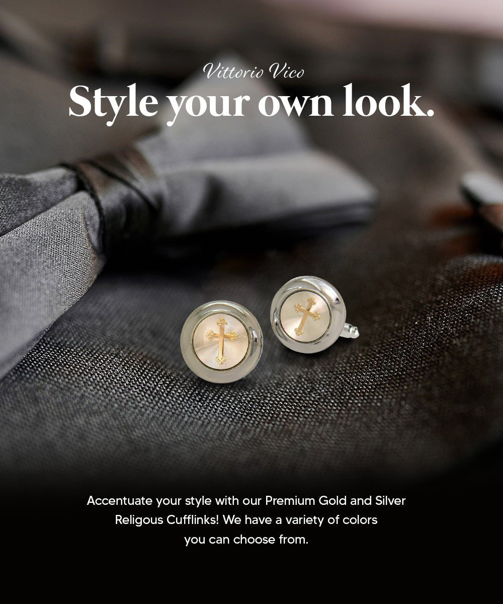 Religious Themed Cufflinks by Vittorio Vico (CL30XX) (CL - 3567) for Independent Retail Stores by Dubal Brothers