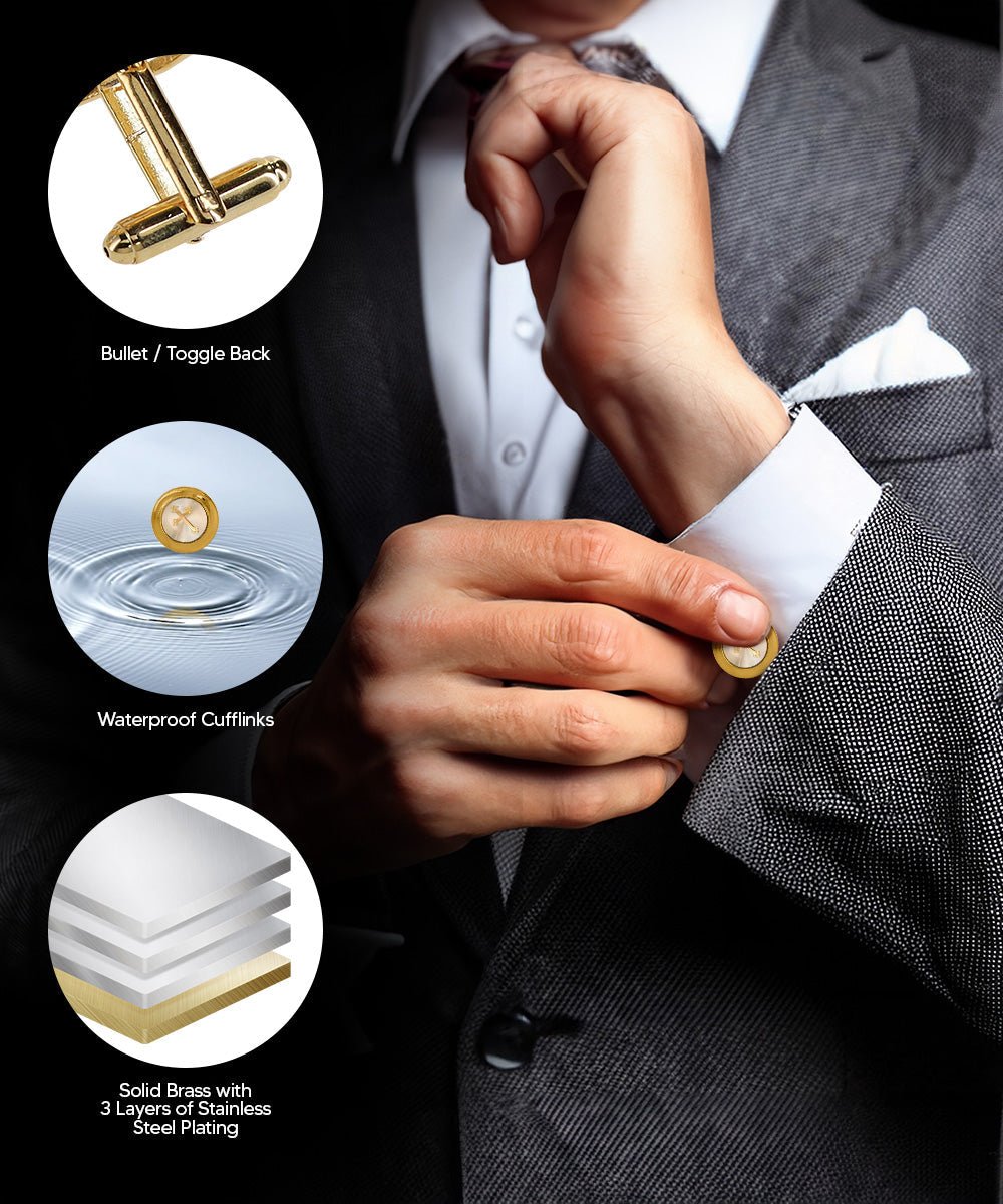 Religious Themed Cufflinks by Vittorio Vico (CL30XX) (CL - 3568) for Independent Retail Stores by Dubal Brothers