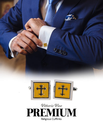 Religious Themed Cufflinks by Vittorio Vico (CL30XX) (CL - 3800) for Independent Retail Stores by Dubal Brothers
