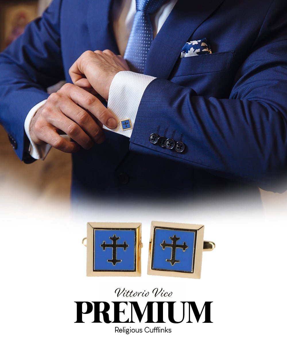 Religious Themed Cufflinks by Vittorio Vico (CL30XX) (CL - 3801) for Independent Retail Stores by Dubal Brothers