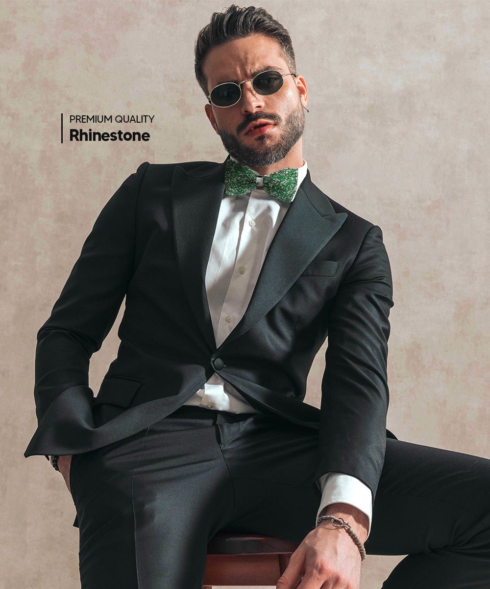 Rhinestone Bow Tie in a Box by Vittorio Farina (br - 004) for Independent Retail Stores by Dubal Brothers