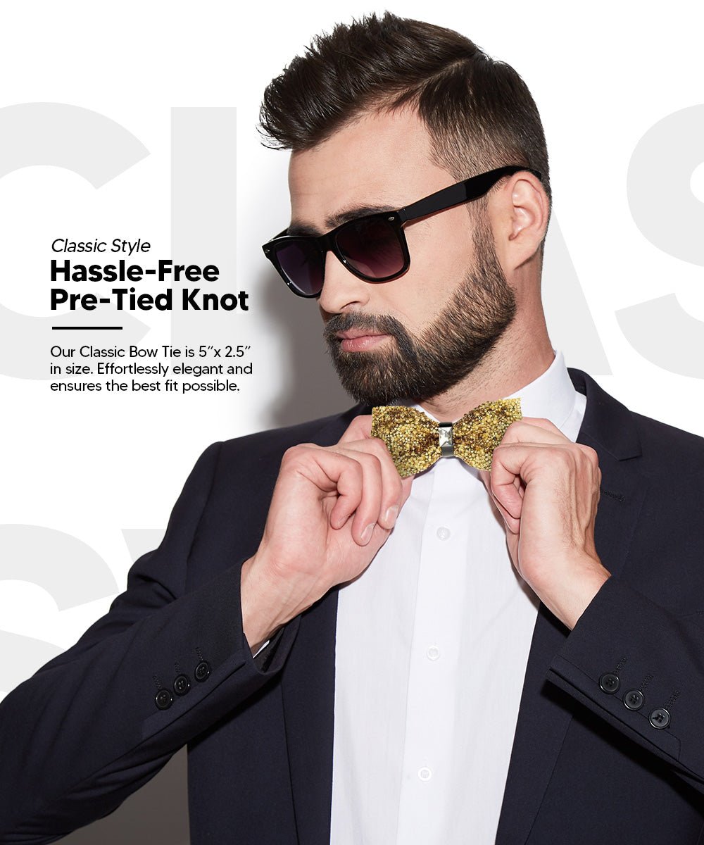 Rhinestone Bow Tie in a Box by Vittorio Farina (br - 009) for Independent Retail Stores by Dubal Brothers