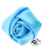 Rose Bud Flower Lapel Pin by Vittorio Vico (solidlapel - bud - turquoise) for Independent Retail Stores by Dubal Brothers