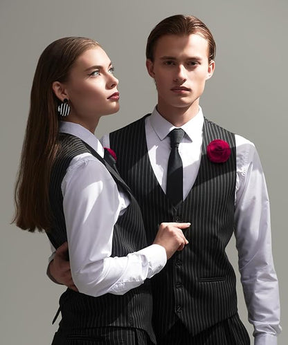 Rose Flower Lapel Pin by Vittorio Vico (117 - rose - hot - pink) for Independent Retail Stores by Dubal Brothers