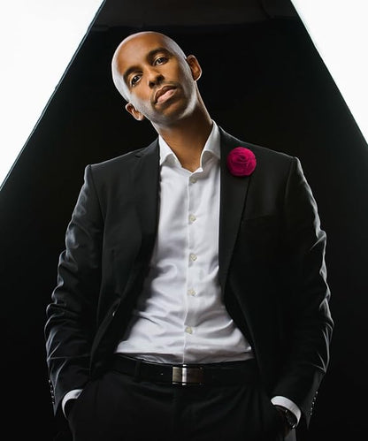 Rose Flower Lapel Pin by Vittorio Vico (117 - rose - hot - pink) for Independent Retail Stores by Dubal Brothers