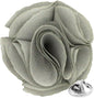 Rose Flower Lapel Pin by Vittorio Vico (47 - rose - gray) for Independent Retail Stores by Dubal Brothers