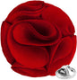 Rose Flower Lapel Pin by Vittorio Vico (49 - rose - red) for Independent Retail Stores by Dubal Brothers