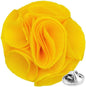 Rose Flower Lapel Pin by Vittorio Vico (53 - rose - yellow) for Independent Retail Stores by Dubal Brothers
