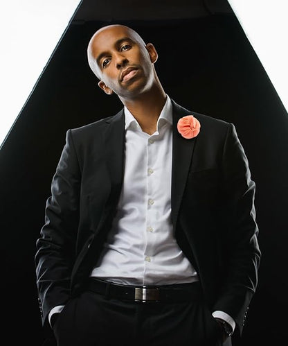 Rose Flower Lapel Pin by Vittorio Vico (76 - rose - peach) for Independent Retail Stores by Dubal Brothers