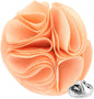 Rose Flower Lapel Pin by Vittorio Vico (76 - rose - peach) for Independent Retail Stores by Dubal Brothers