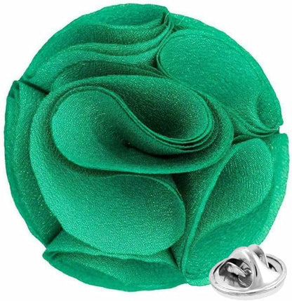 Rose Flower Lapel Pin by Vittorio Vico (81 - rose - aqua) for Independent Retail Stores by Dubal Brothers