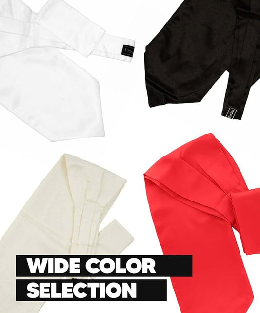 Solid Ascot & Pocket Square by Vittorio Farina (ASCOTS - SOLID_BEIGE) for Independent Retail Stores by Dubal Brothers