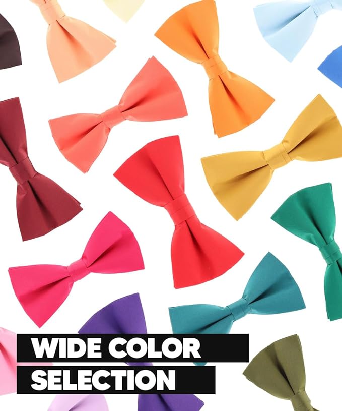 Solid Bow Tie in a Box by Vittorio Farina (basic - bow - tie - aqua) for Independent Retail Stores by Dubal Brothers