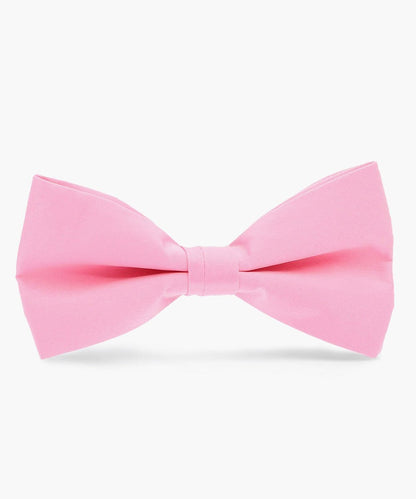 Solid Bow Tie in a Box by Vittorio Farina (basic - bow - tie - bbg - pink) for Independent Retail Stores by Dubal Brothers