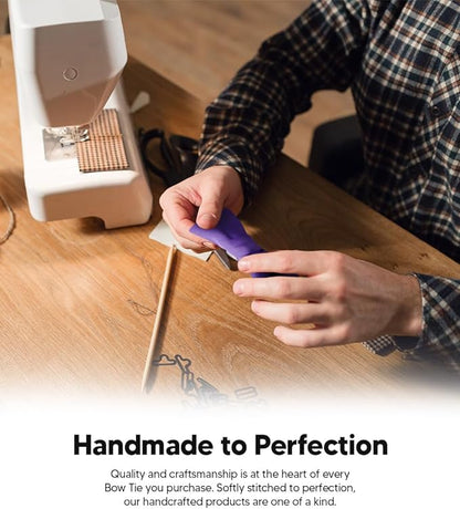 Solid Bow Tie in a Box by Vittorio Farina (basic - bow - tie - beige) for Independent Retail Stores by Dubal Brothers