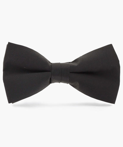 Solid Bow Tie in a Box by Vittorio Farina (basic - bow - tie - black) for Independent Retail Stores by Dubal Brothers