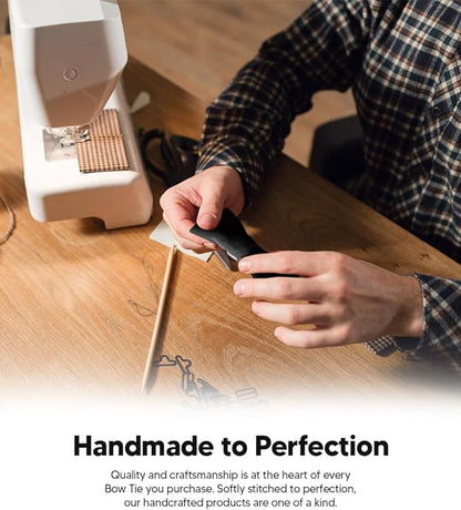 Solid Bow Tie in a Box by Vittorio Farina (basic - bow - tie - black) for Independent Retail Stores by Dubal Brothers