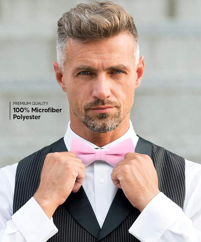 Solid Bow Tie in a Box by Vittorio Farina (basic - bow - tie - burgundy) for Independent Retail Stores by Dubal Brothers