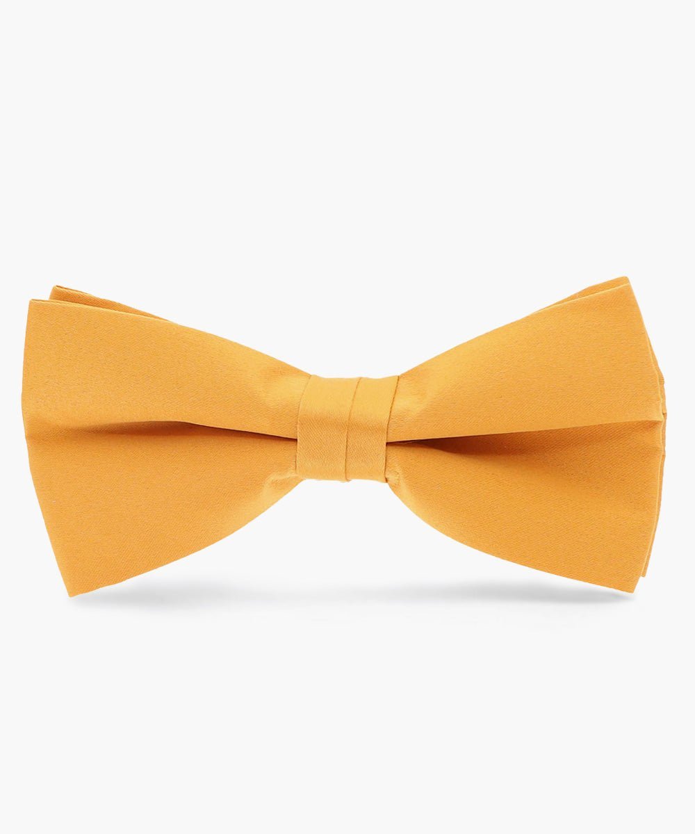 Solid Bow Tie in a Box by Vittorio Farina (basic - bow - tie - gold) for Independent Retail Stores by Dubal Brothers