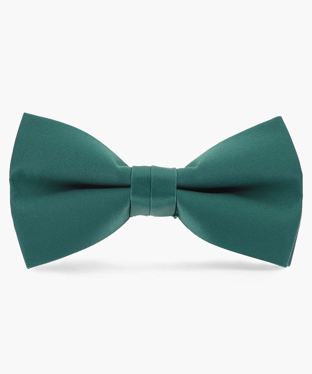 Solid Bow Tie in a Box by Vittorio Farina (basic - bow - tie - hunter) for Independent Retail Stores by Dubal Brothers
