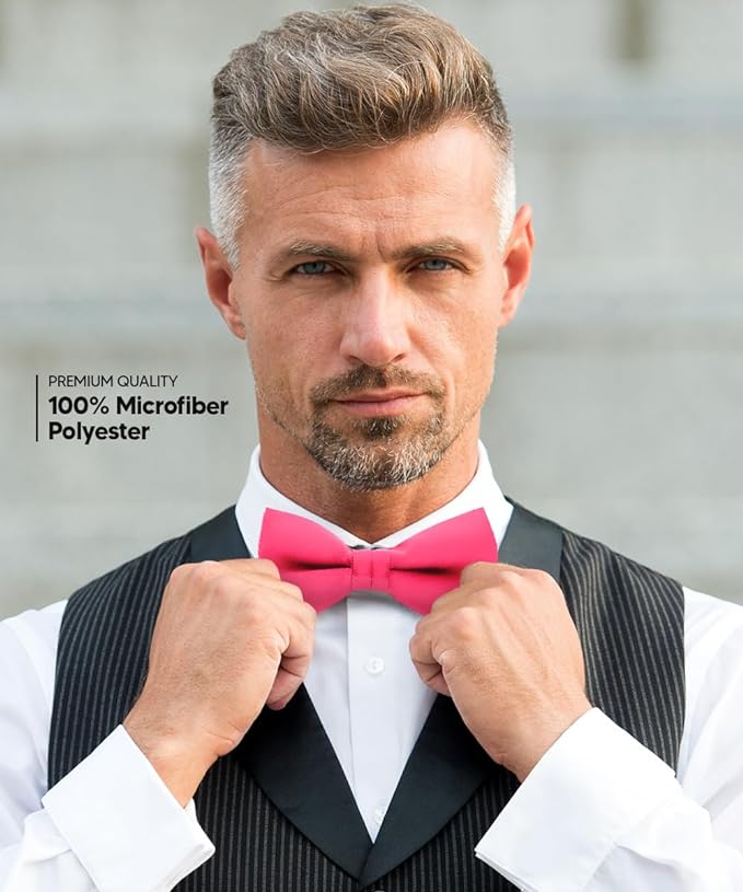 Solid Bow Tie in a Box by Vittorio Farina (basic - bow - tie - ivory) for Independent Retail Stores by Dubal Brothers