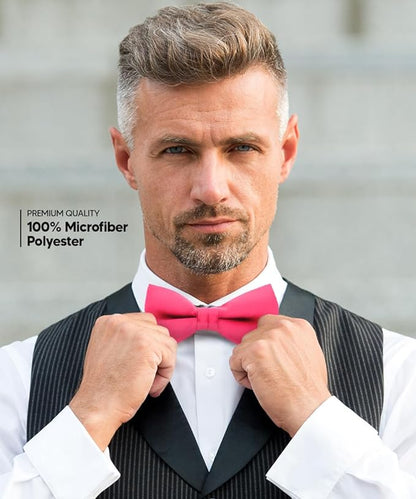 Solid Bow Tie in a Box by Vittorio Farina (basic - bow - tie - ivory) for Independent Retail Stores by Dubal Brothers