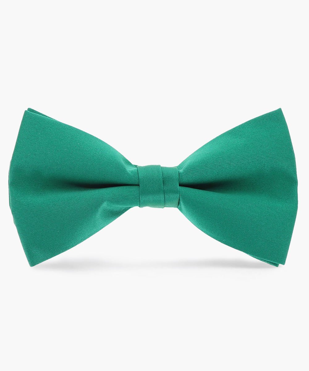 Solid Bow Tie in a Box by Vittorio Farina (basic - bow - tie - kelly) for Independent Retail Stores by Dubal Brothers