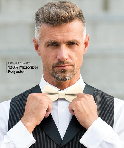 Solid Bow Tie in a Box by Vittorio Farina (basic - bow - tie - lavender) for Independent Retail Stores by Dubal Brothers