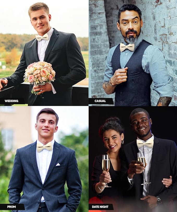 Solid Bow Tie in a Box by Vittorio Farina (basic - bow - tie - lemon) for Independent Retail Stores by Dubal Brothers